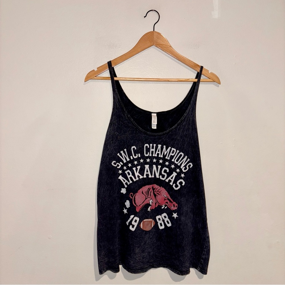 SEC SWC Arkansas Razorbacks Vintage Tank Top Sz S